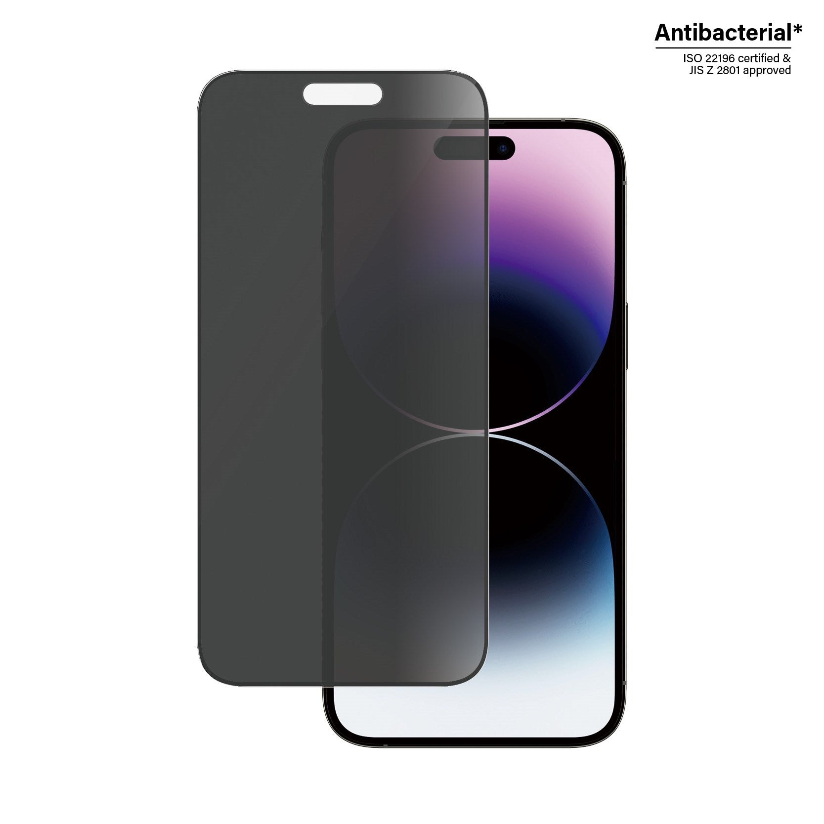 PanzerGlass® Privacy Skærmbeskyttelse iPhone 14 Pro Max | Ultra-Wide Fit m. EasyAligner