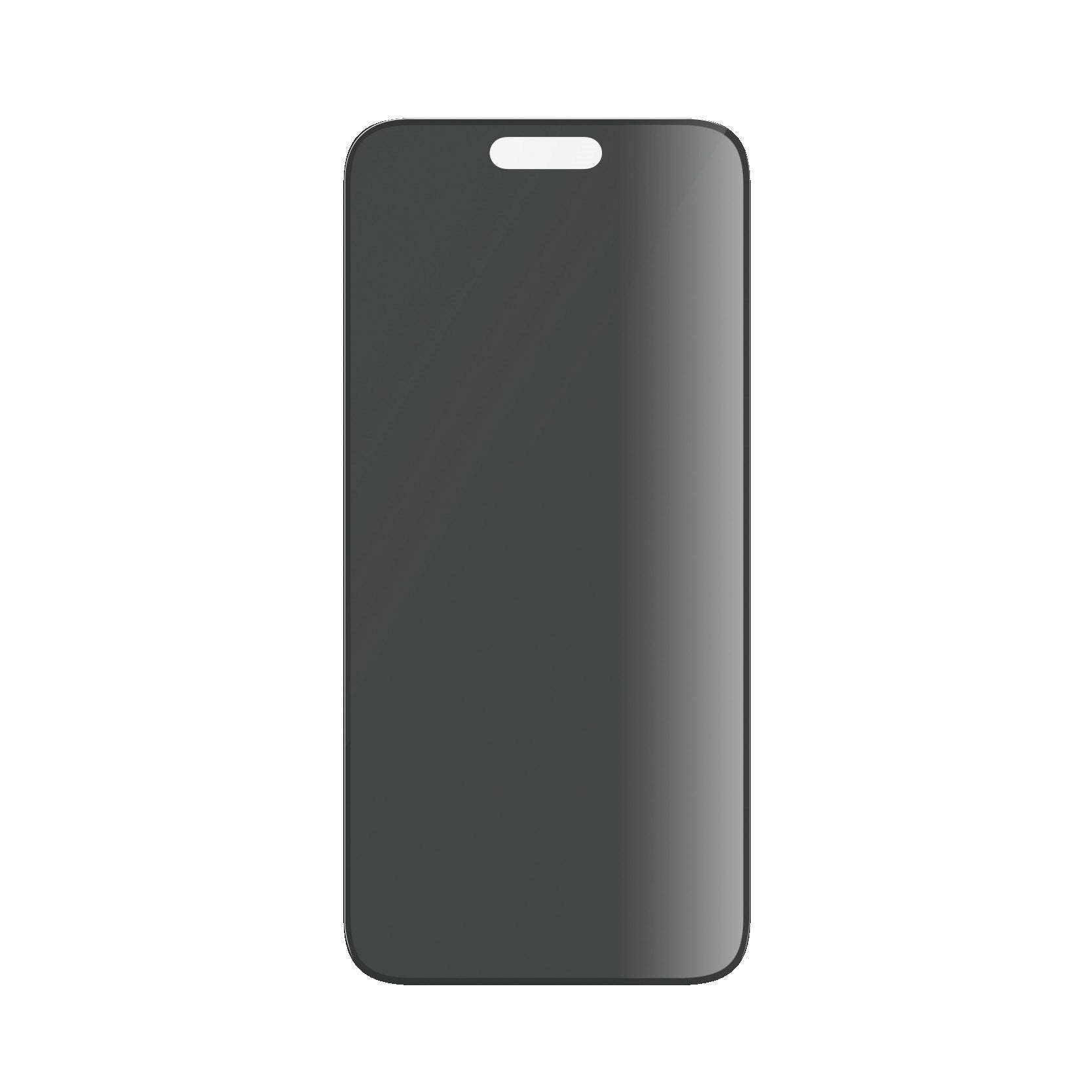PanzerGlass® Privacy Skærmbeskyttelse iPhone 15 Plus | Ultra-Wide Fit m. EasyAligner