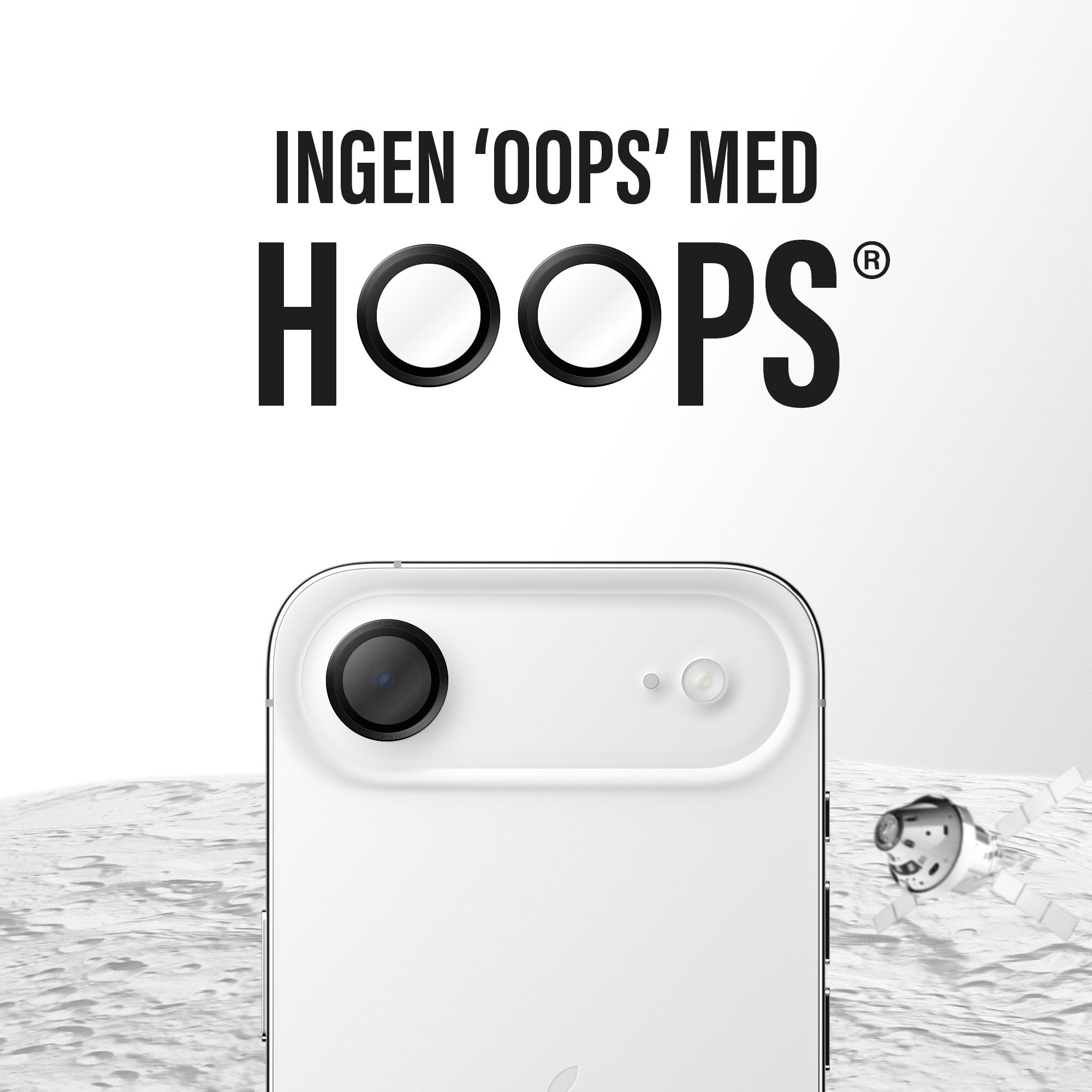 PanzerGlass® Hoops® Ceramic II Kameralinsebeskytter iPhone Air