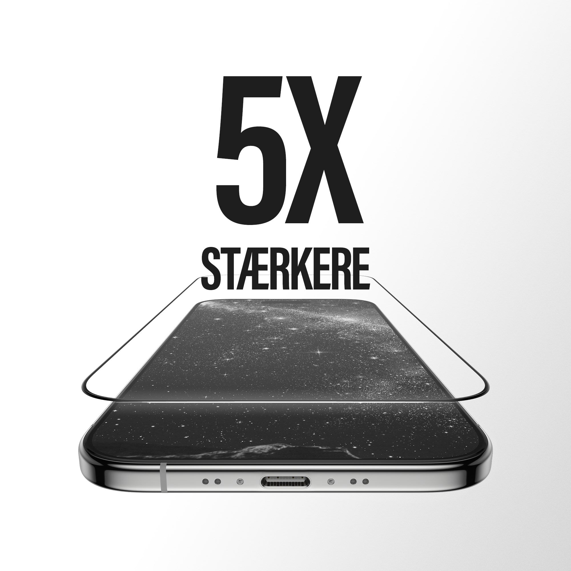 PanzerGlass® Ceramic II Skærmbeskyttelse iPhone Air | Ultra-Wide Fit m. EasyAligner