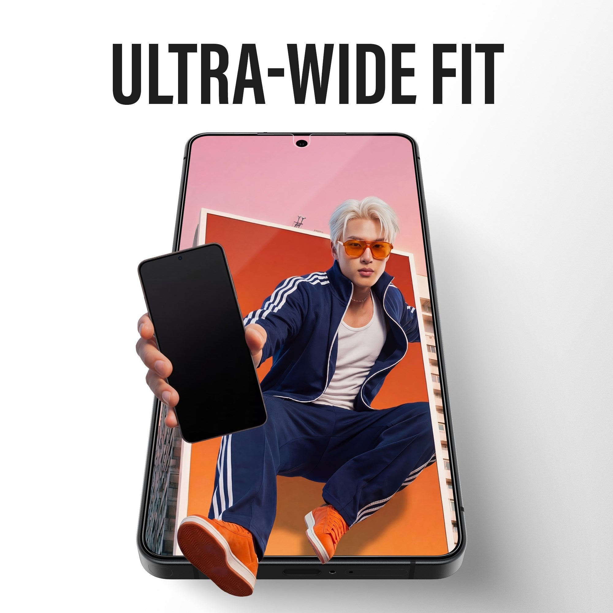 PanzerGlass® 2-Way Privacy Skærmbeskyttelse Samsung Galaxy S26+ | Ultra-Wide Fit m. FASTFIT IN-A-BOX