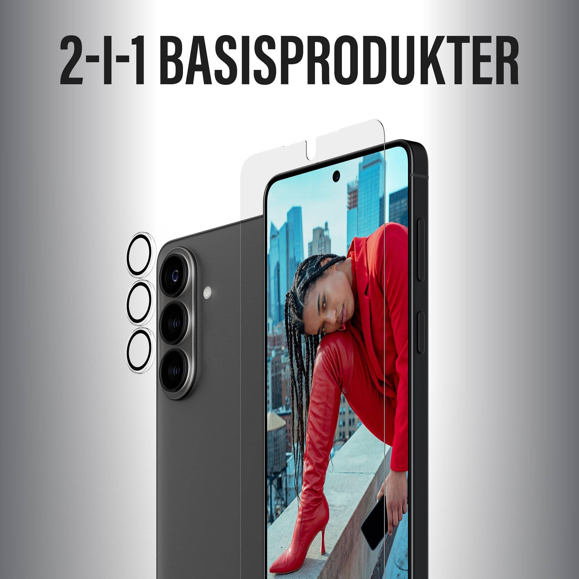 PanzerGlass® Hoops® 2-in-1 Pakke Samsung Galaxy S26+ | Ultra-Wide Fit