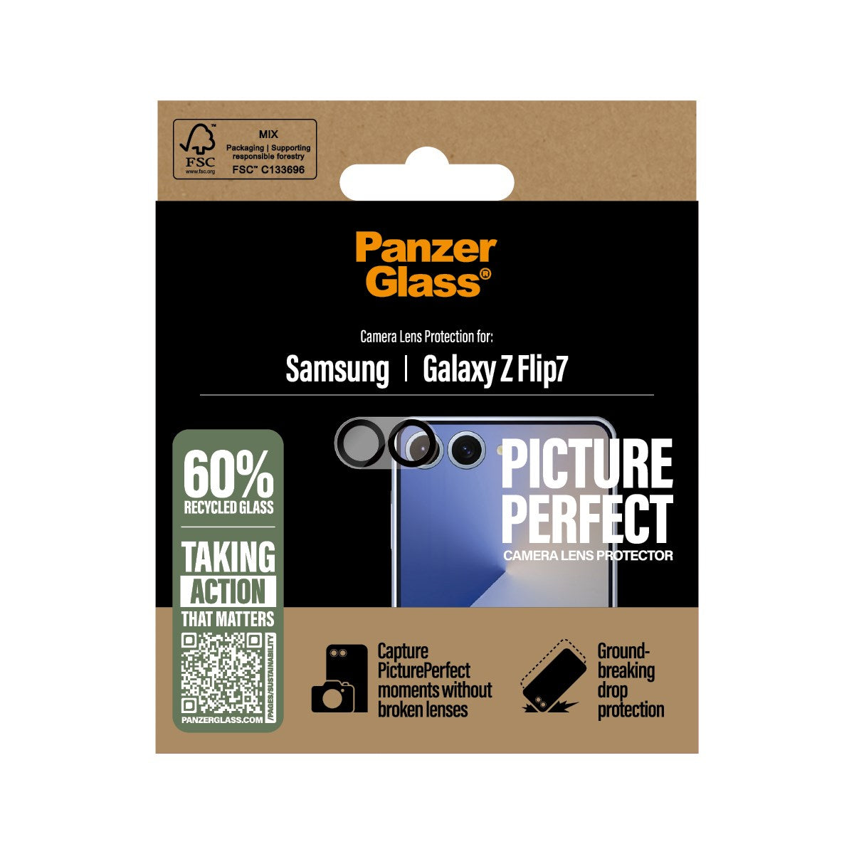 PanzerGlass® PicturePerfect Kameralinsebeskytter Samsung Galaxy Z Flip7