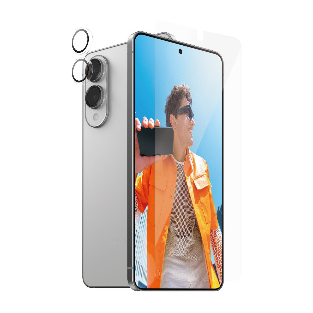 PanzerGlass® 2-i-1 Pakke Samsung S25 Edge