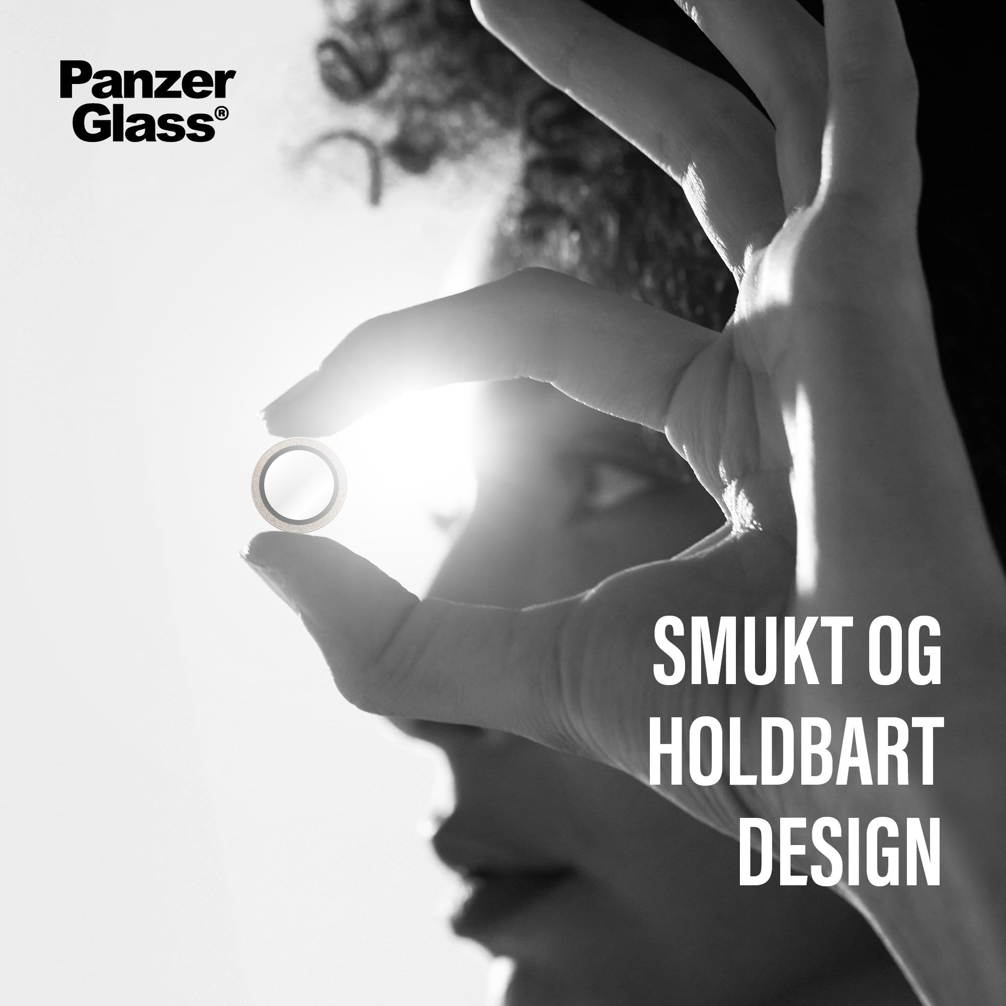 PanzerGlass® Hoops® Kameralinsebeskytter Glitter Guld iPhone 17 Pro | iPhone 17 Pro Max | iPhone 16 Pro | 16 Pro Max