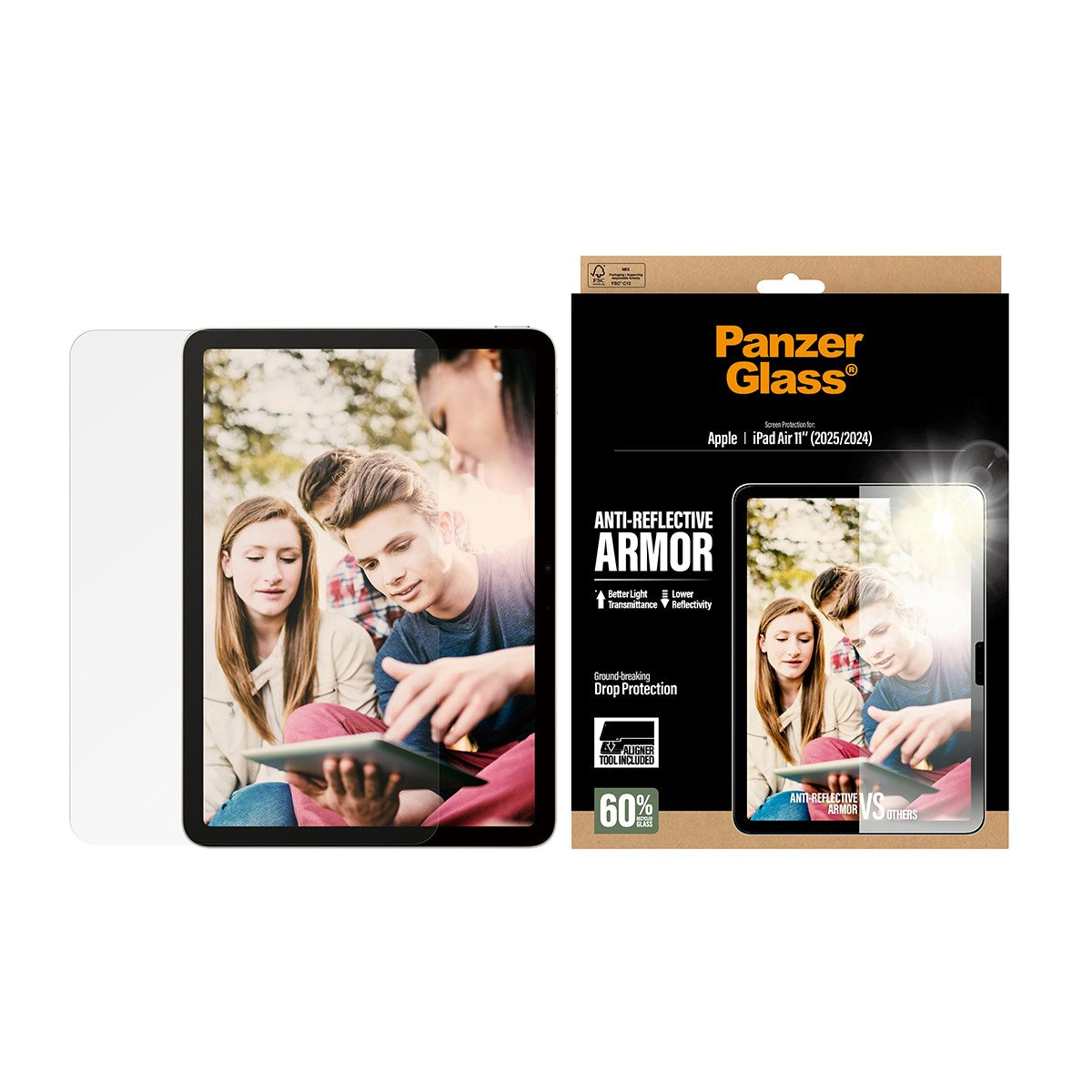 PanzerGlass® Anti-Reflective Armor Skærmbeskyttelse iPad Air 11
