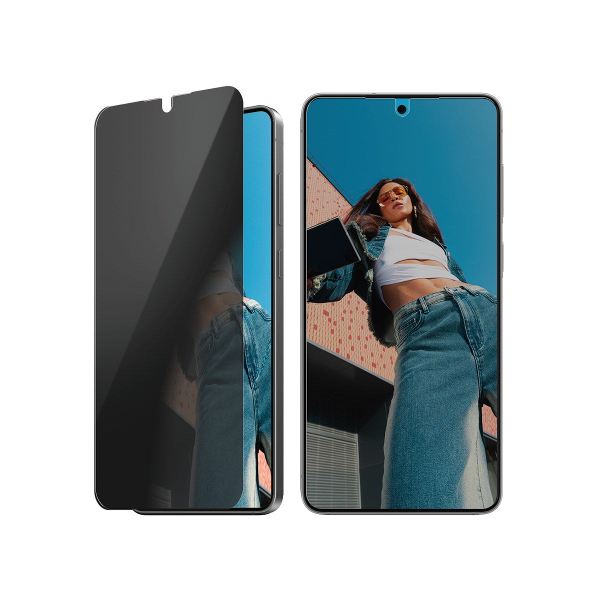 PanzerGlass® Privacy Skærmbeskyttelse Samsung S25 Edge | Ultra-Wide Fit