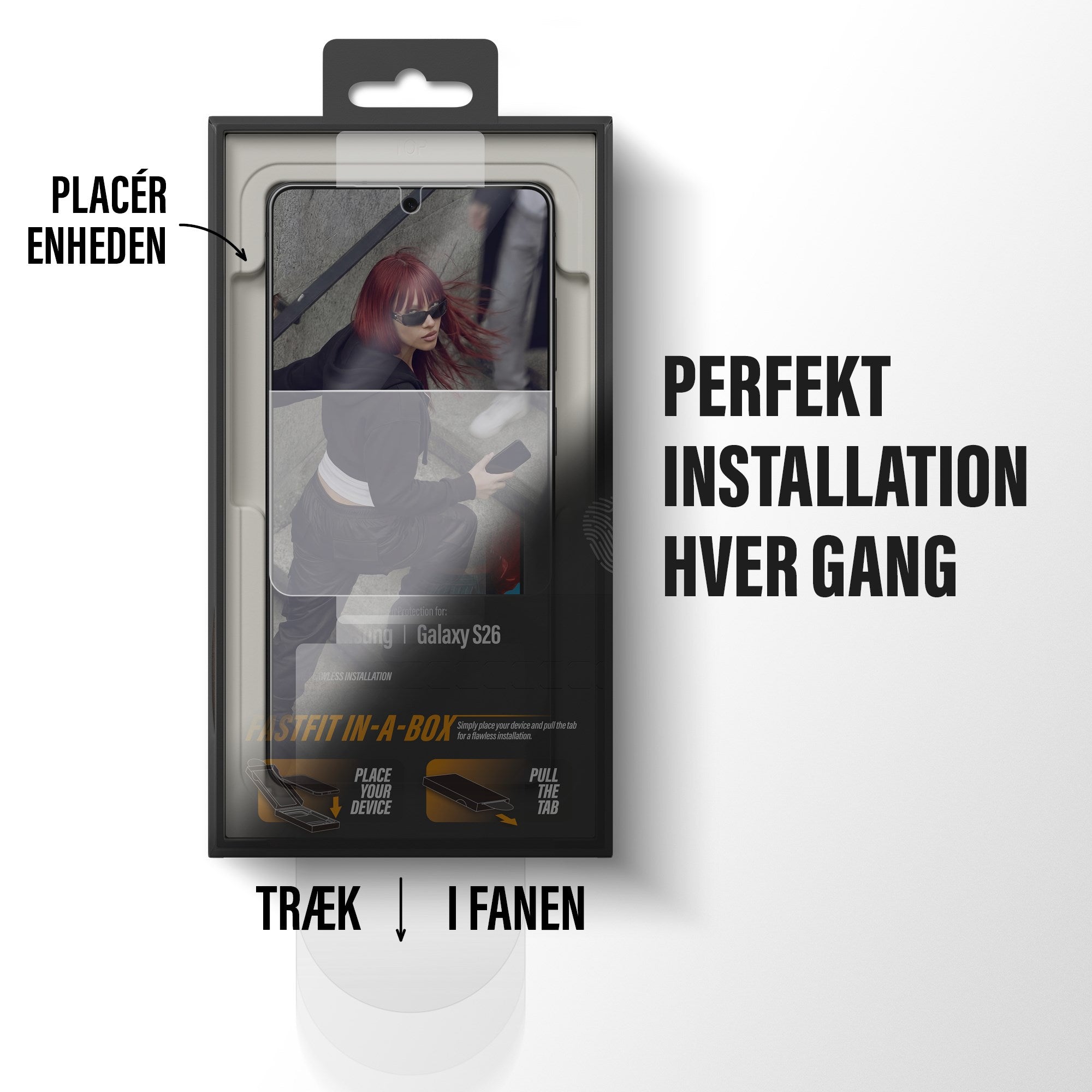 PanzerGlass® 2-Way Privacy Skærmbeskyttelse Samsung Galaxy S26 | Ultra-Wide Fit m. FASTFIT IN-A-BOX