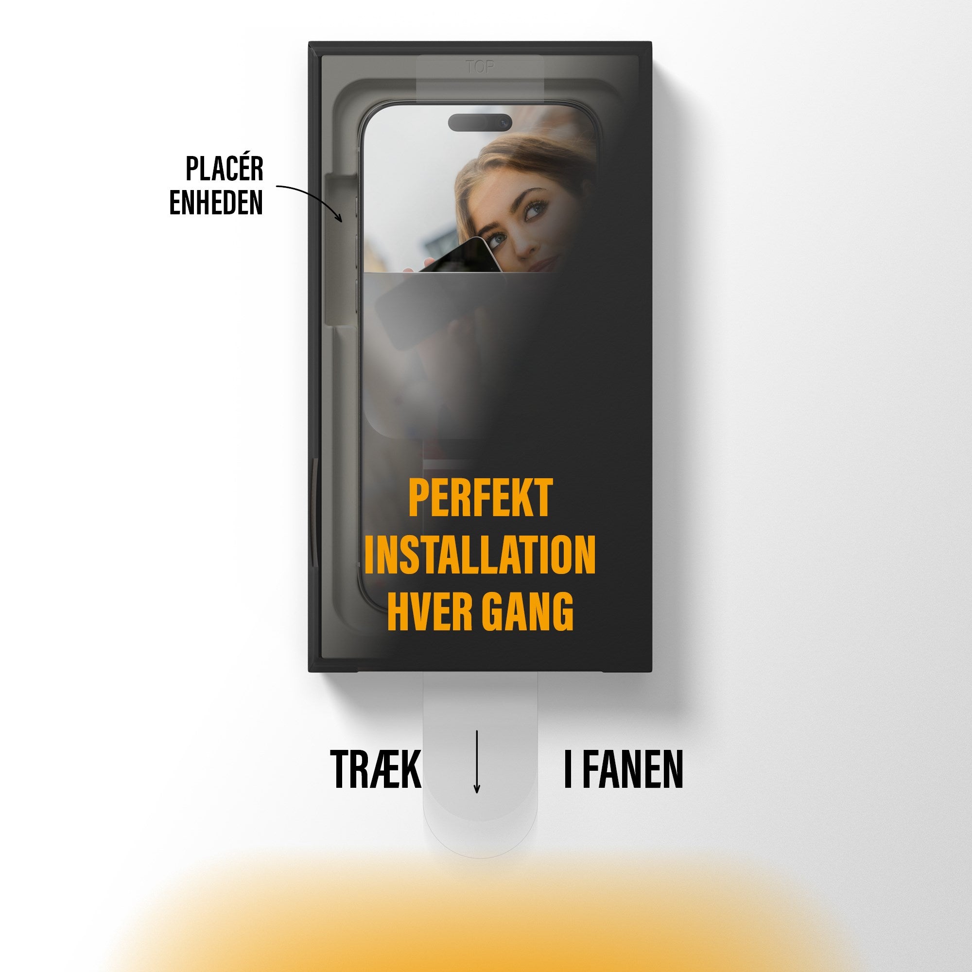 PanzerGlass® Privacy Skærmbeskyttelse iPhone Air | Ultra-Wide Fit m. FASTFIT IN-A-BOX