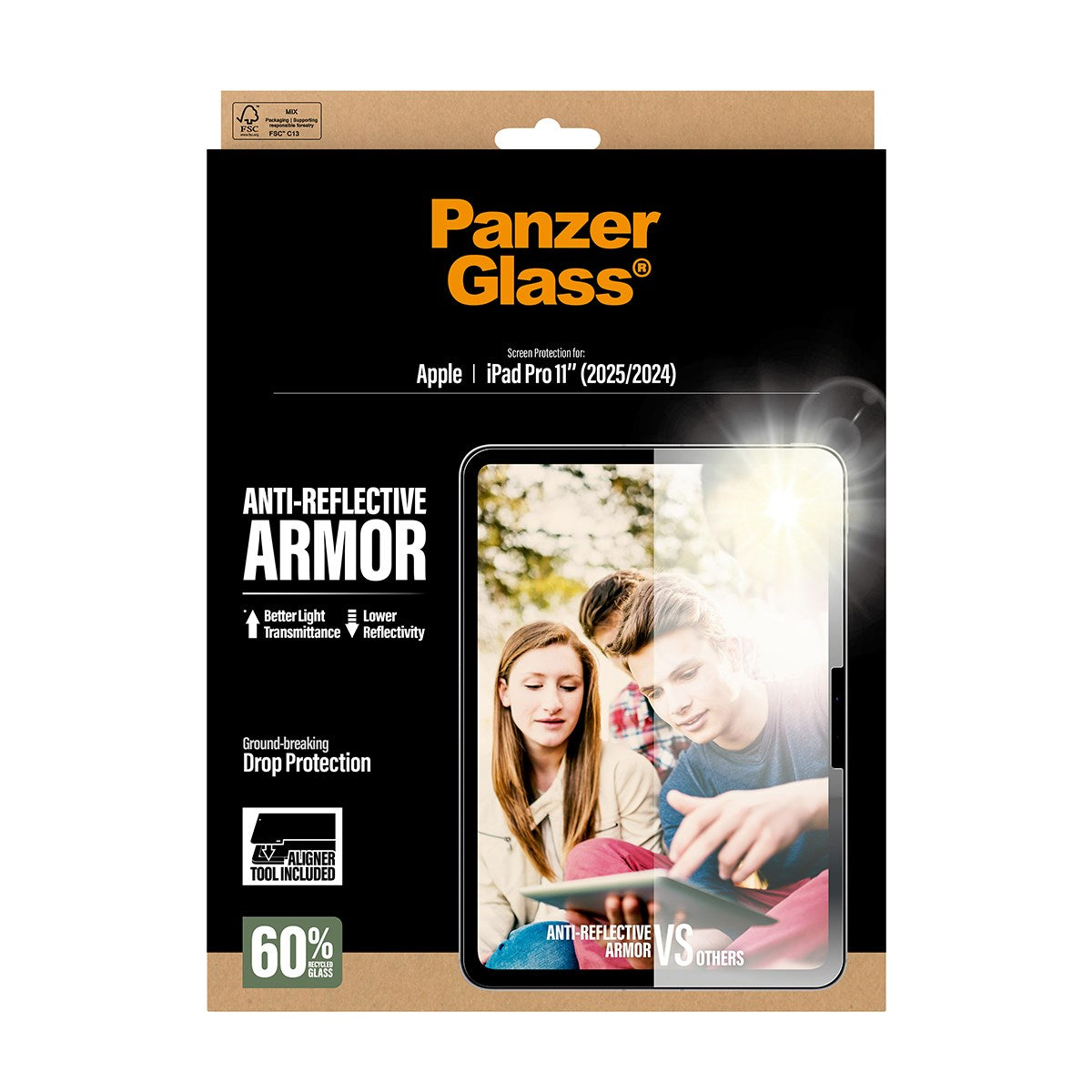 PanzerGlass® Anti-Reflective Armor Skærmbeskyttelse iPad Pro 11