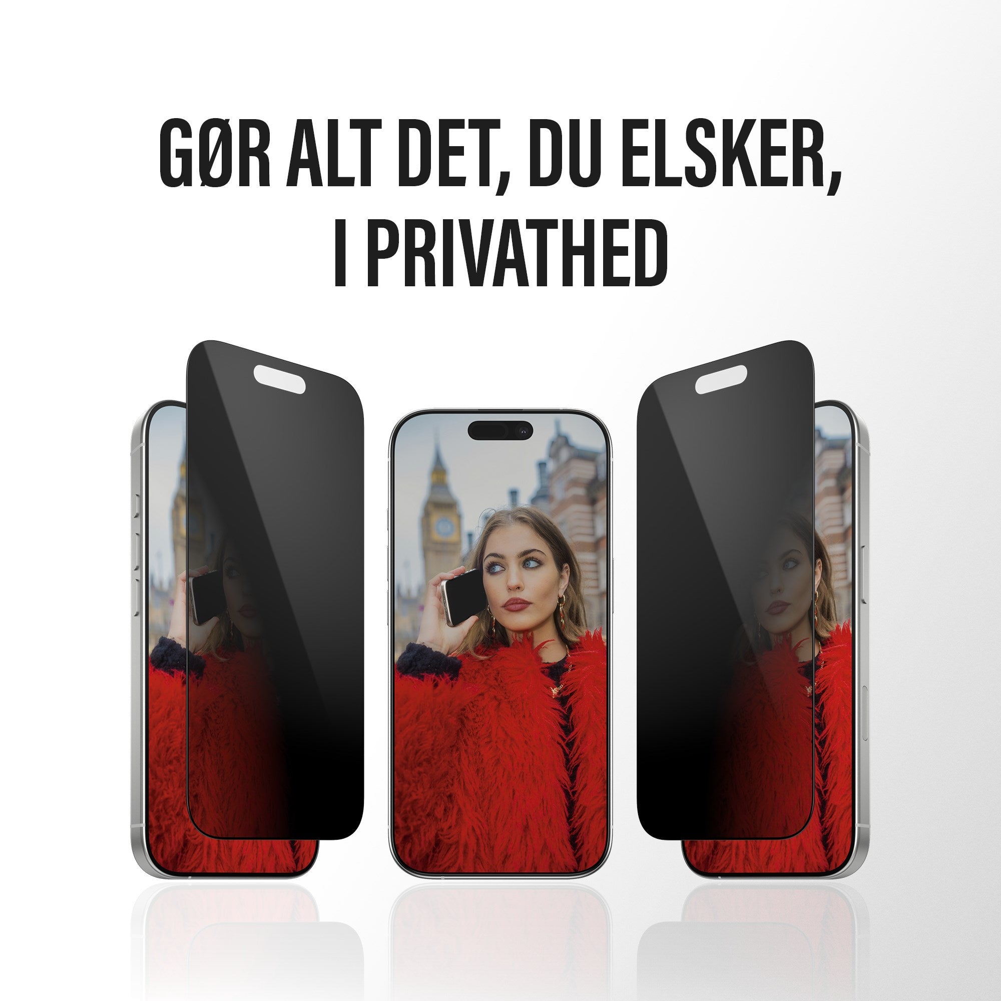 PanzerGlass® Privacy Skærmbeskyttelse iPhone 17 | iPhone 16 Pro | Ultra-Wide Fit m. FASTFIT IN-A-BOX