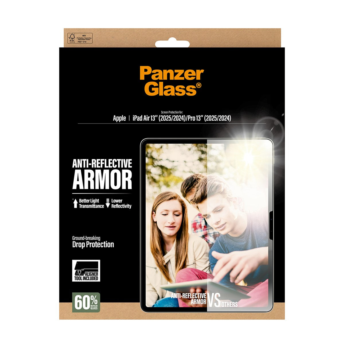 PanzerGlass® Anti-Reflective Armor Skærmbeskyttelse iPad Air 13