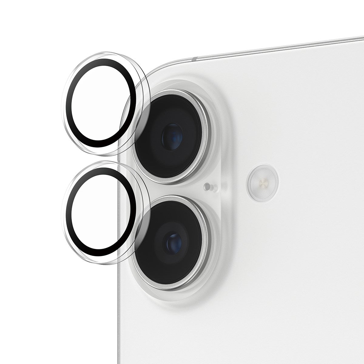 PanzerGlass® Hoops® Kameralinsebeskytter Transparent iPhone 17 | iPhone 16 | 16 Plus