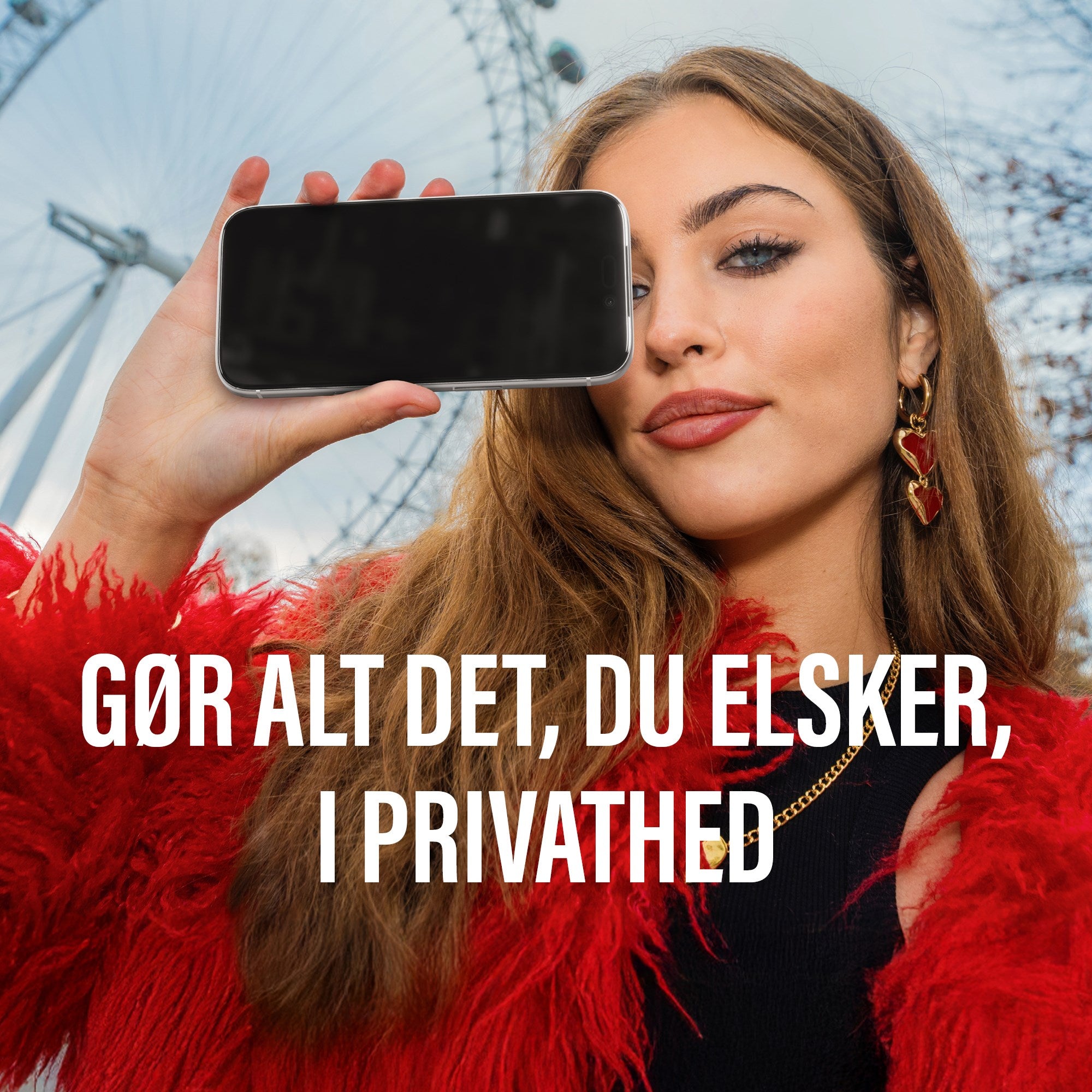 PanzerGlass® 2-Way Privacy Skærmbeskyttelse iPhone 17 Pro Max | Ultra-Wide Fit m. EasyAligner