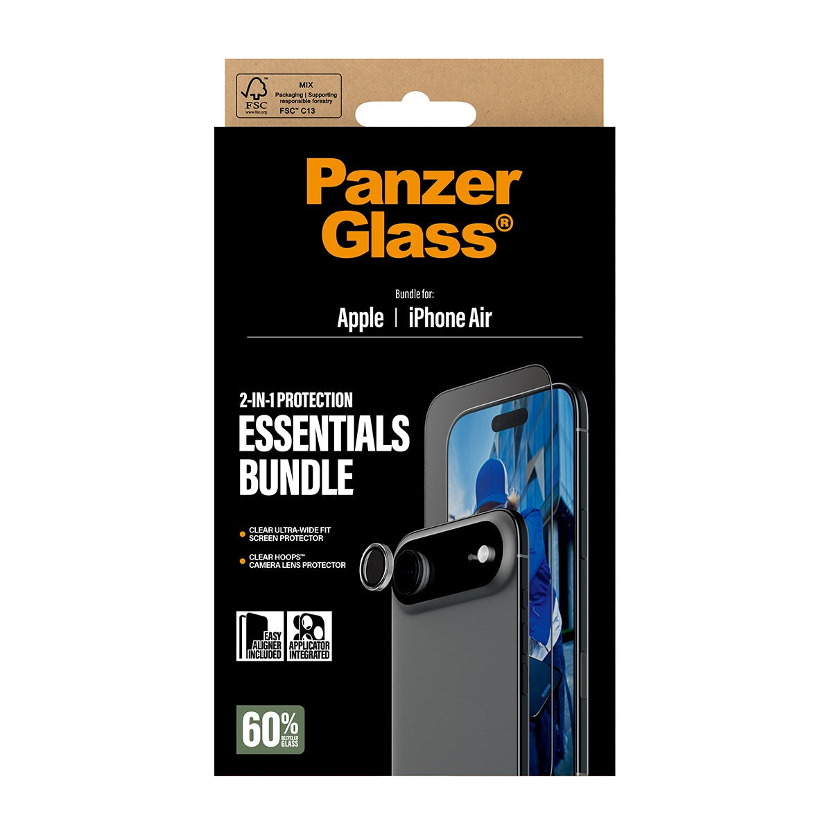 PanzerGlass® 2-i-1 Essentials Pakke iPhone Air