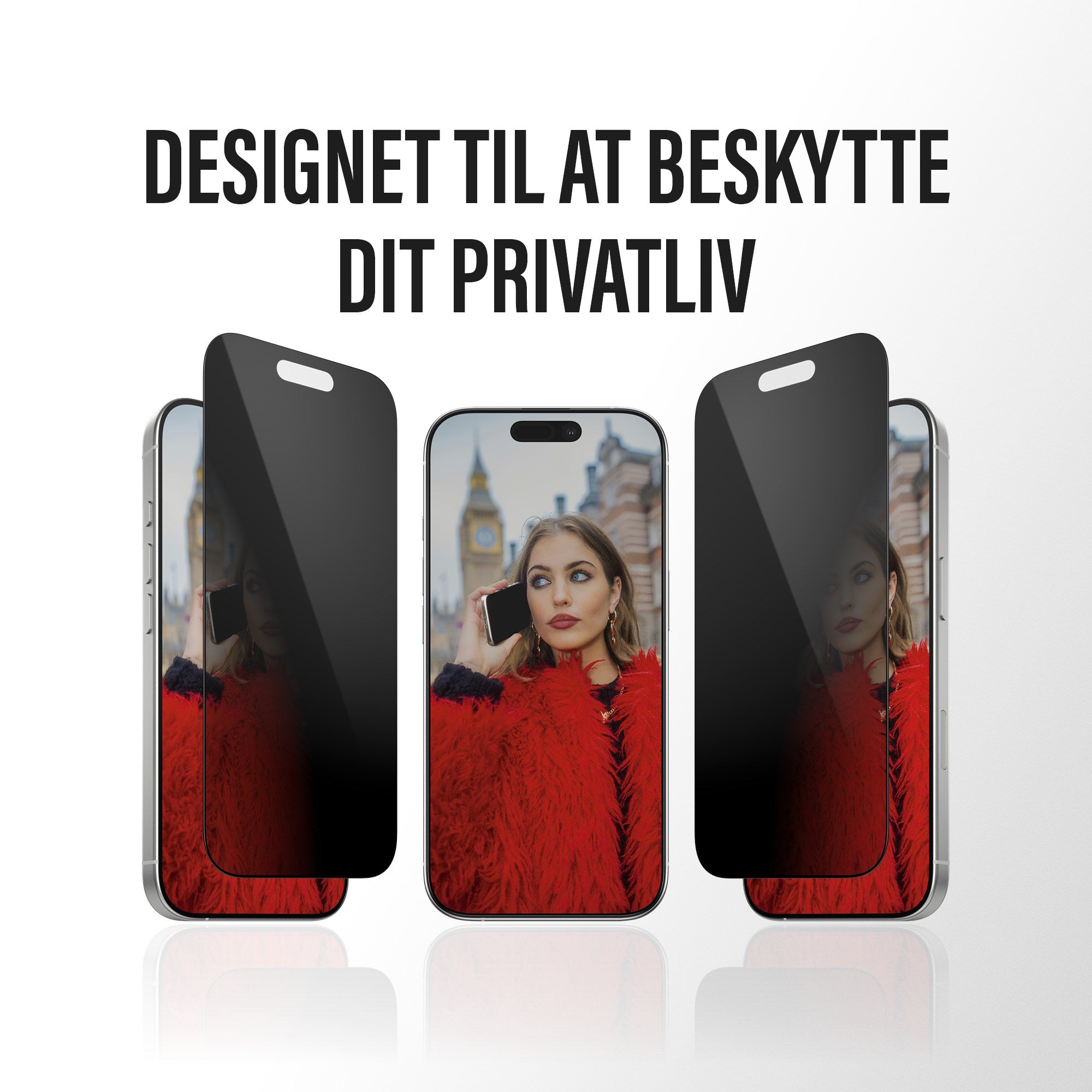 PanzerGlass® 2-Way Privacy Skærmbeskyttelse iPhone 17 | iPhone 16 Pro | Ultra-Wide Fit m. EasyAligner