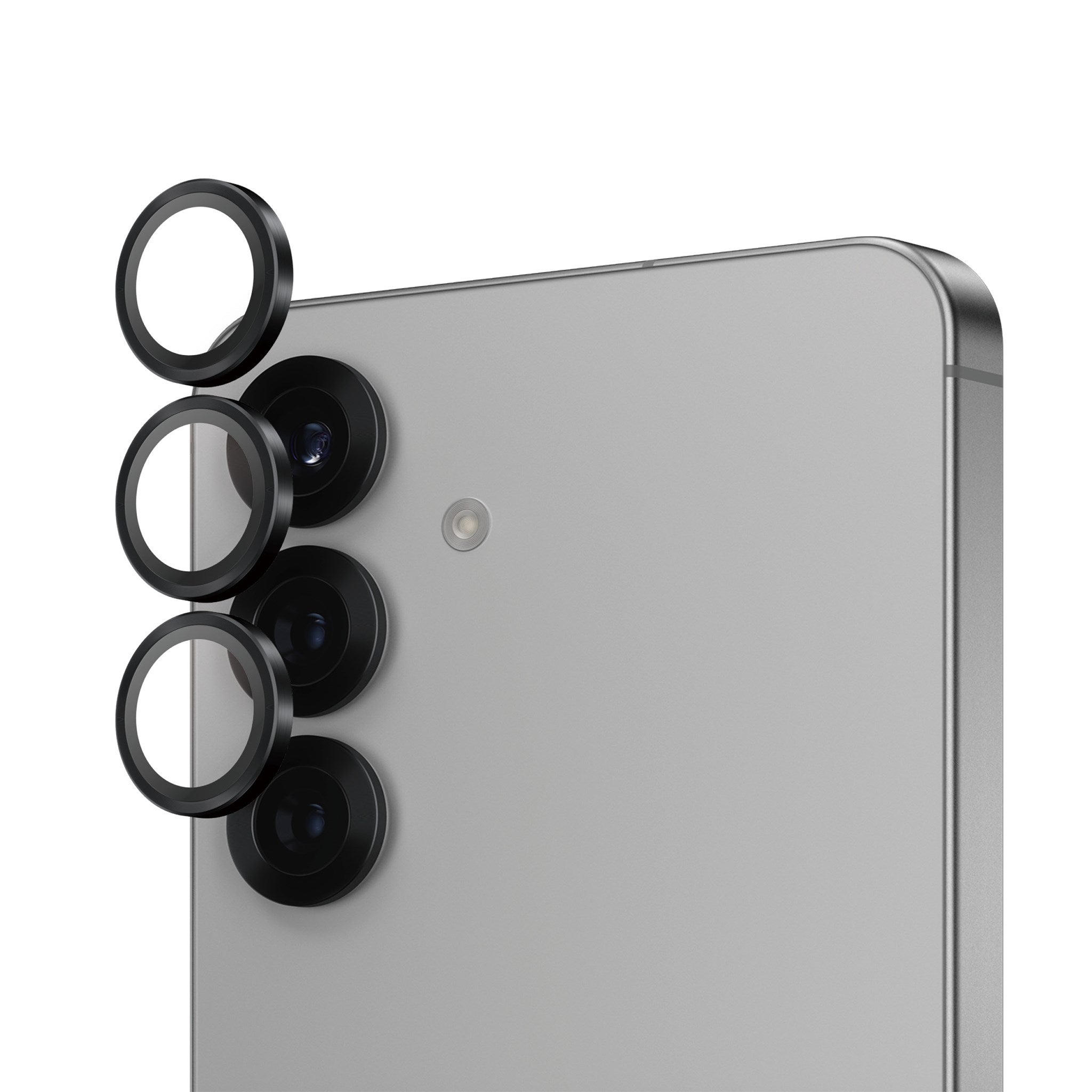 PanzerGlass® Hoops® Kameralinsebeskytter Sort Samsung Galaxy S25