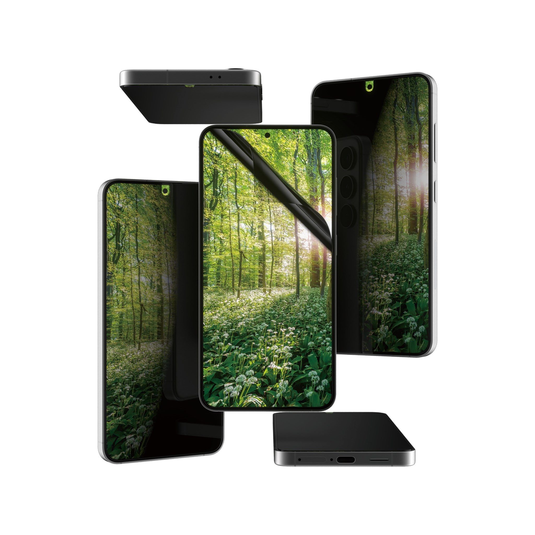 PanzerGlass® ECO MATRIX 4-way Privacy Skærmbeskyttelse Samsung Galaxy  S25 | S24 | Ultra-Wide Fit