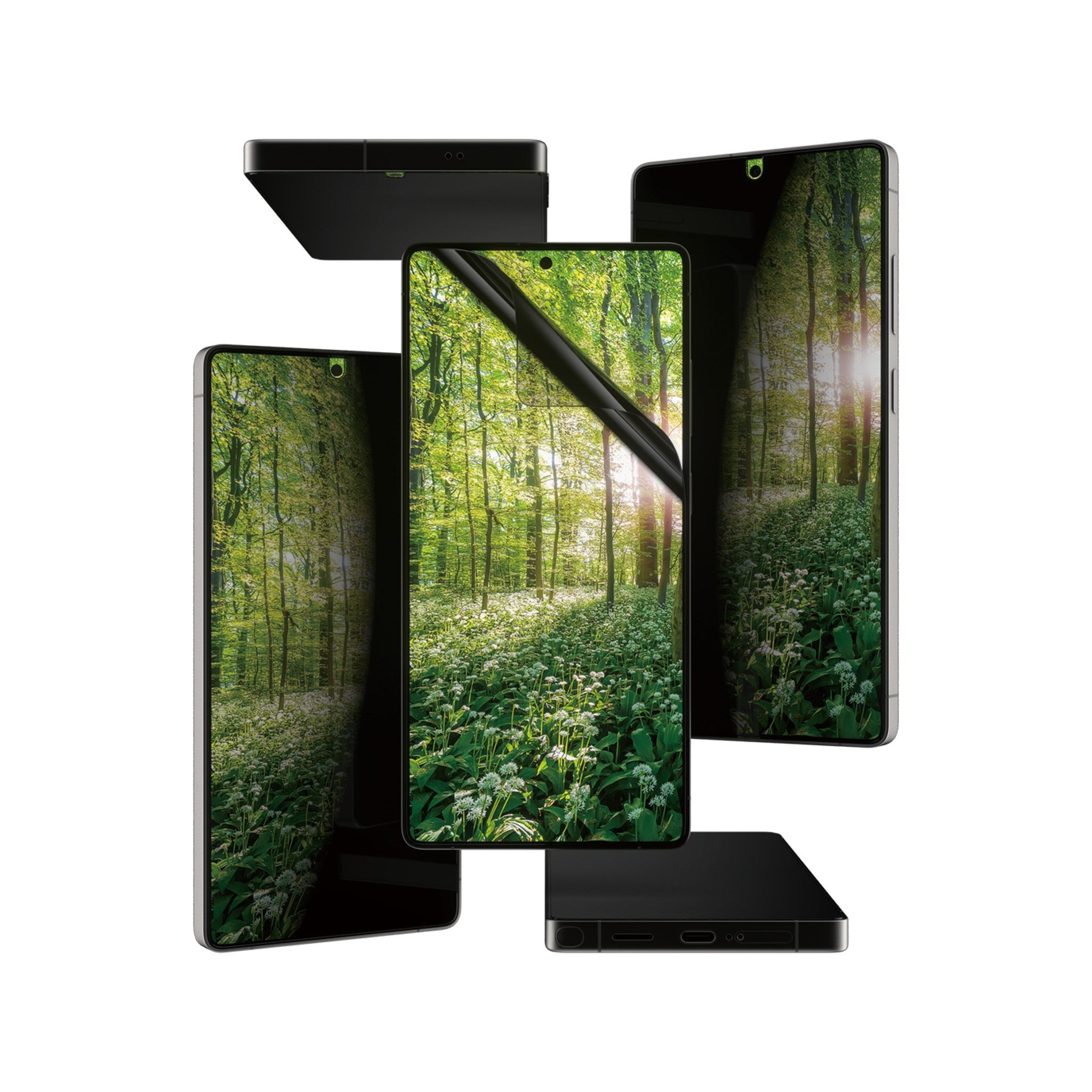 PanzerGlass® ECO MATRIX 4-way Privacy Skærmbeskyttelse Samsung Galaxy S25 Ultra | Ultra-wide Fit