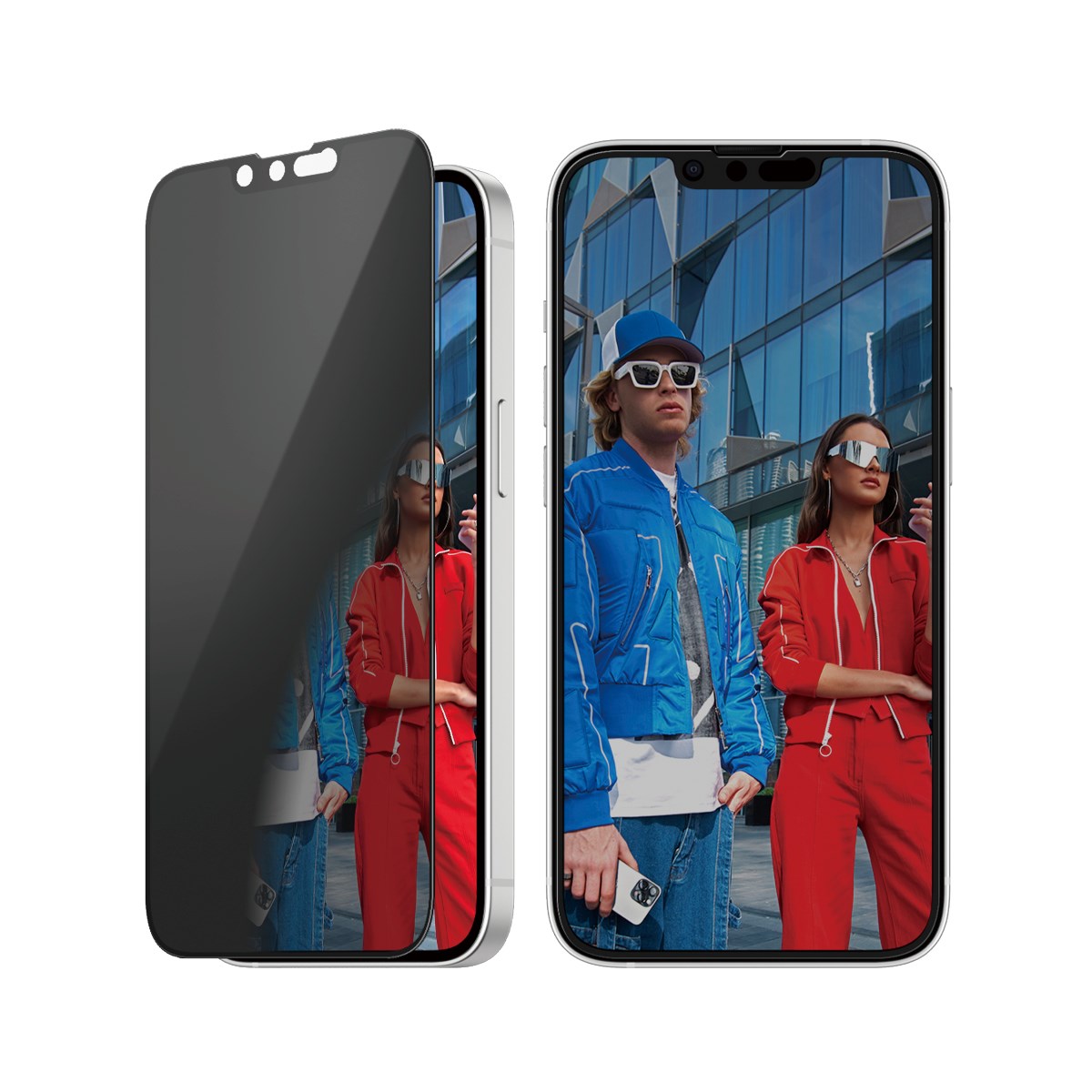 PanzerGlass® Privacy Skærmbeskyttelse iPhone 16e | 14 | 13 | 13 Pro | Ultra-Wide Fit m. Aligner