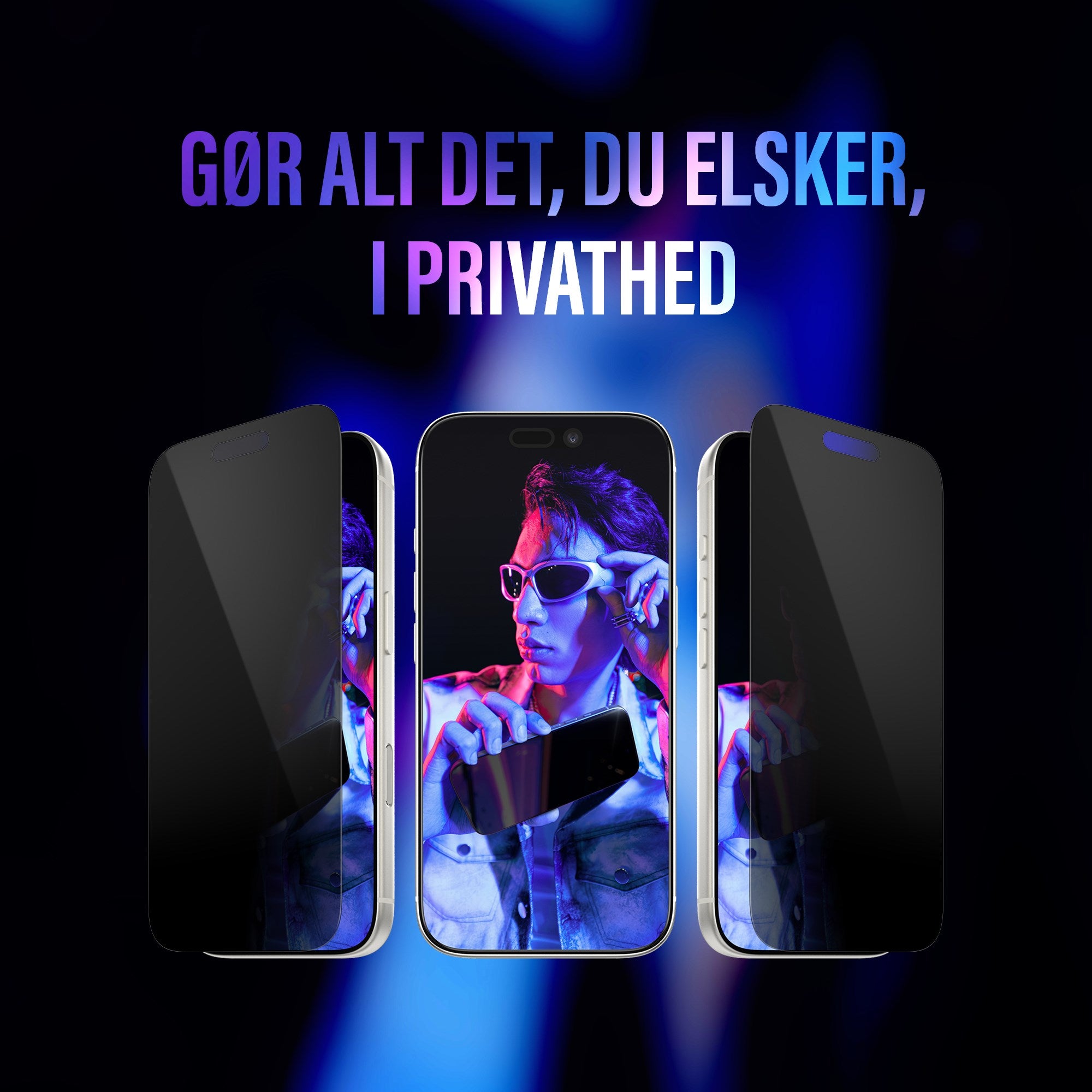 SAFE. by PanzerGlass® Privacy Skærmbeskyttelse iPhone 17 Pro | Ultra-Wide Fit m. EasyAligner