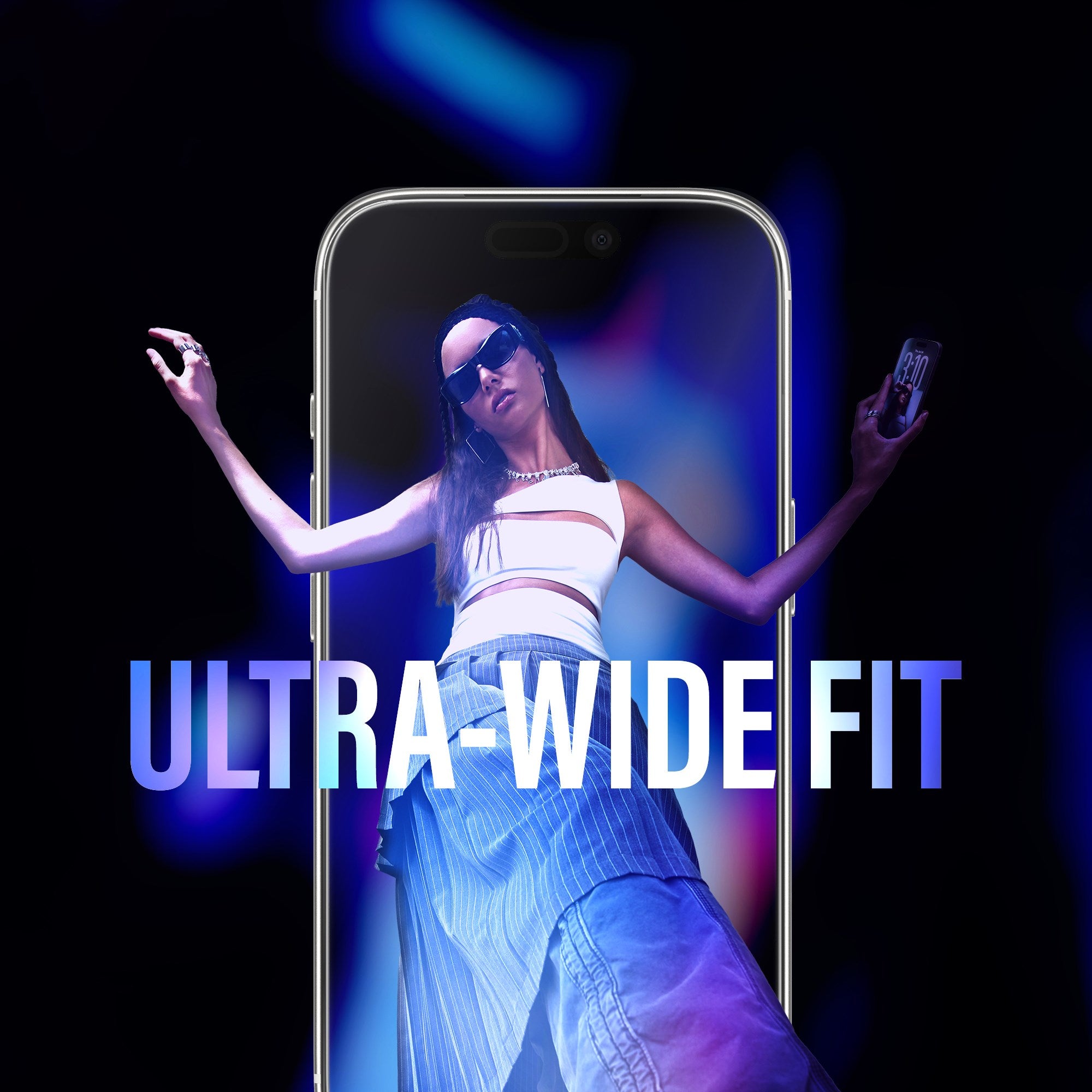 SAFE. by PanzerGlass® Privacy Skærmbeskyttelse iPhone 17 Pro | Ultra-Wide Fit m. EasyAligner