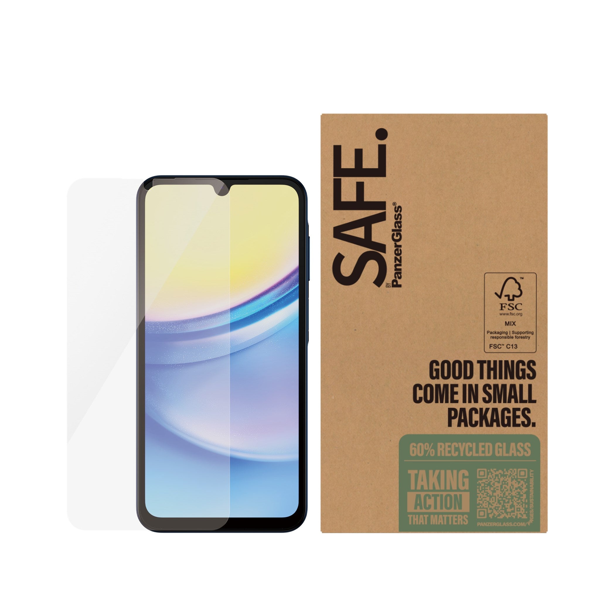 SAFE. by PanzerGlass® Skærmbeskyttelse Samsung Galaxy A16 | A16 5G | Ultra-Wide Fit