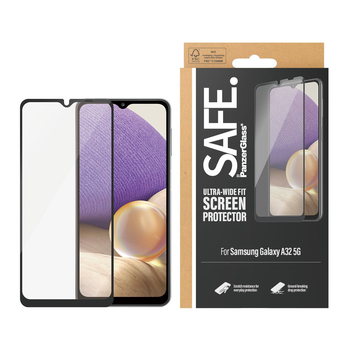 SAFE. by PanzerGlass® Skærmbeskyttelse Samsung Galaxy A32 5G