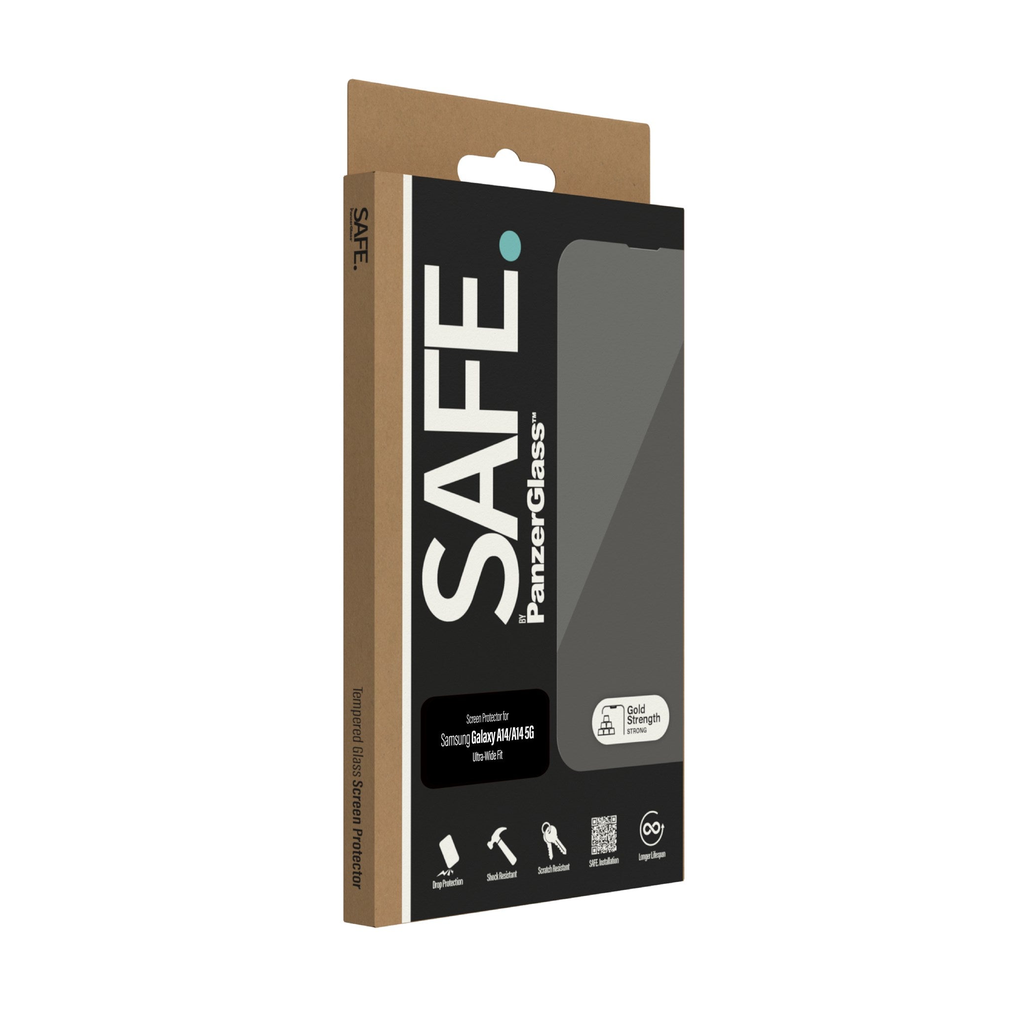 SAFE. by PanzerGlass® Skærmbeskyttelse Samsung Galaxy A14 | A14 5G | Ultra-Wide Fit