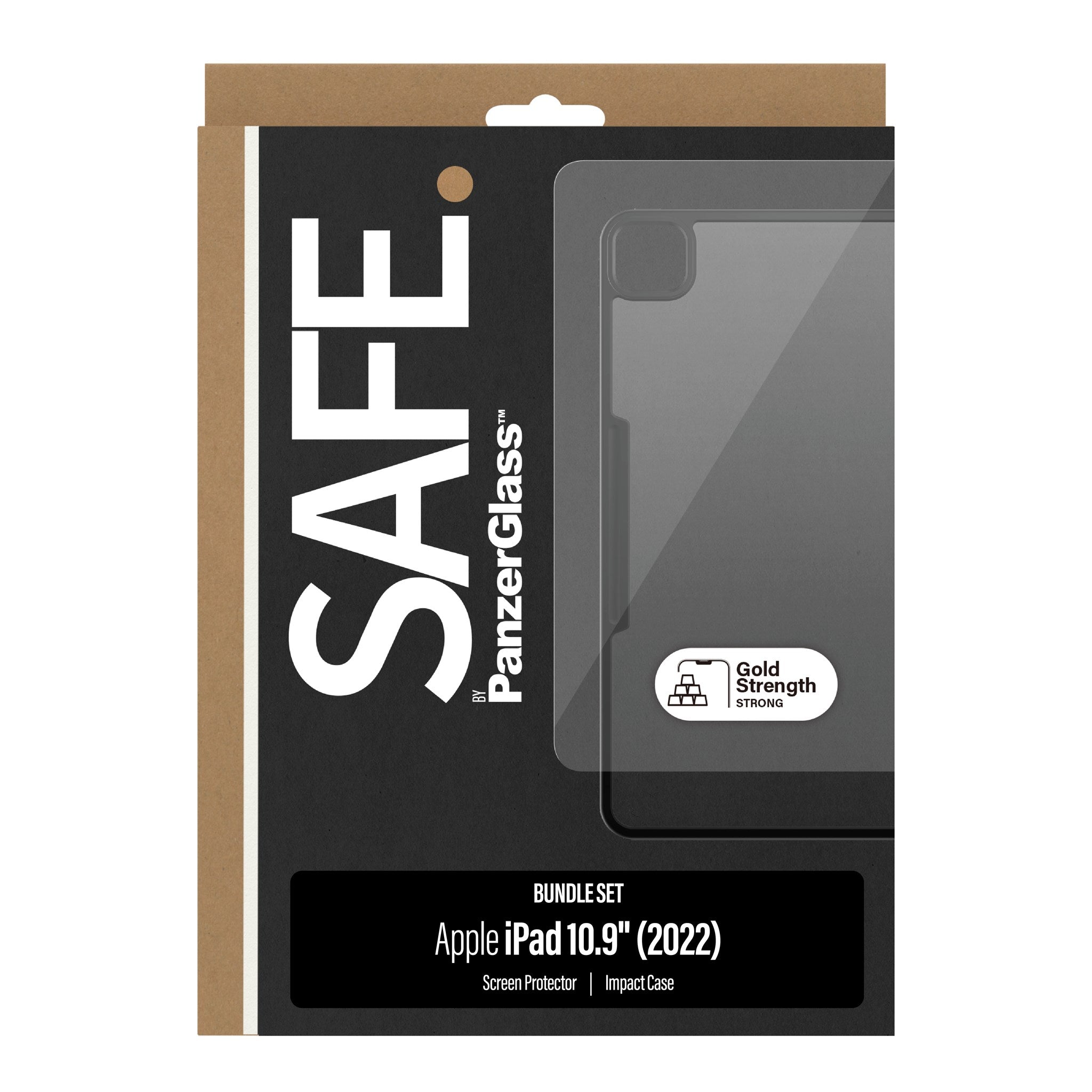 SAFE. by PanzerGlass® 2-in-1 Pakke iPad 10.9‘’ (2022) | Ultra-Wide Fit