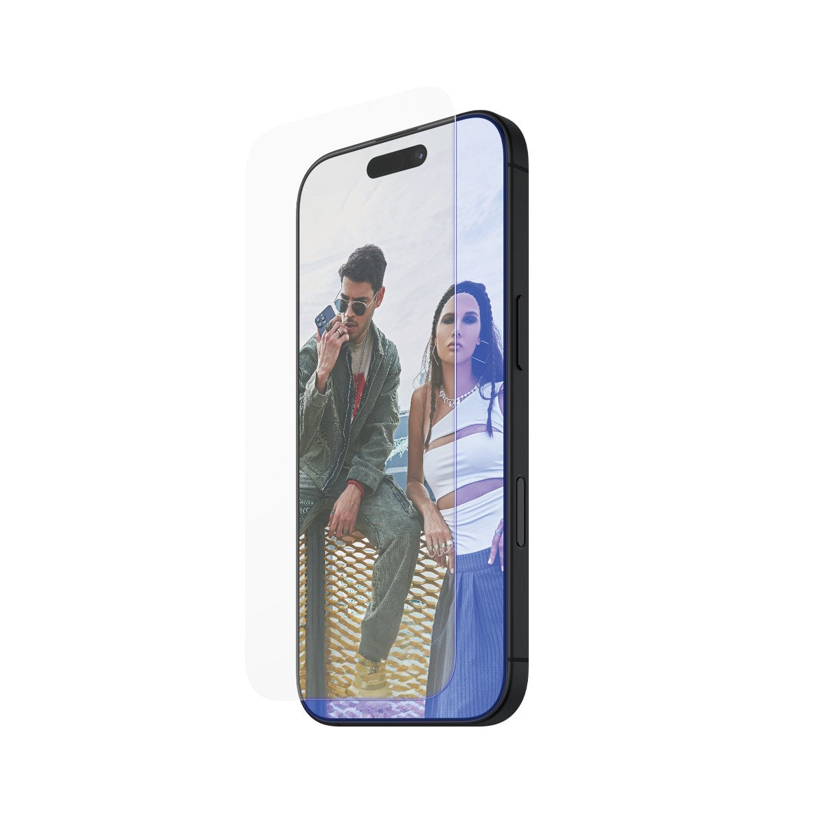 SAFE. by PanzerGlass® Anti-Blue Light Skærmbeskyttelse iPhone 16 Plus | 15 Plus | Ultra-Wide Fit