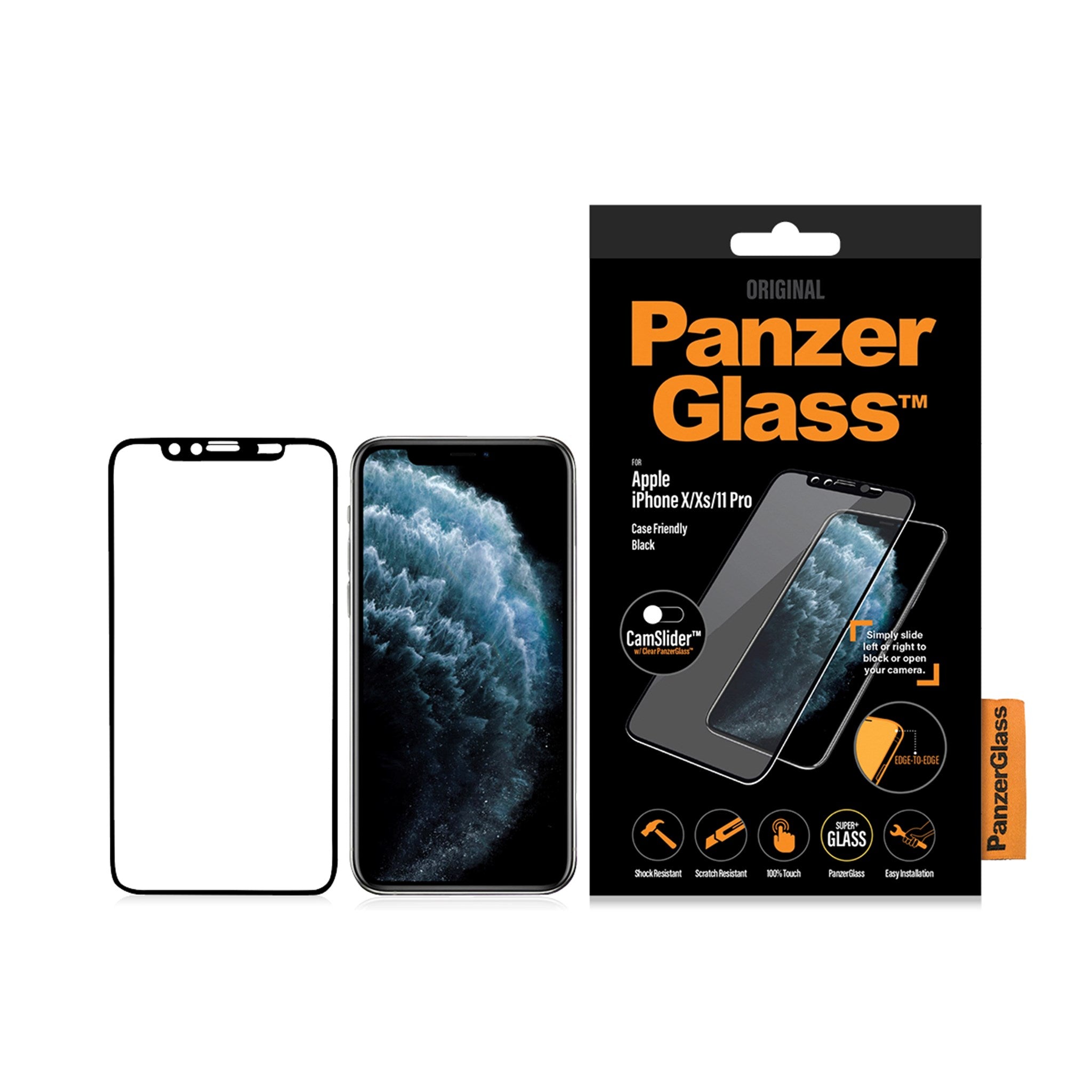PanzerGlass™ Screen Protector Apple iPhone 11 Pro | Xs | X | Edge-to-Edge