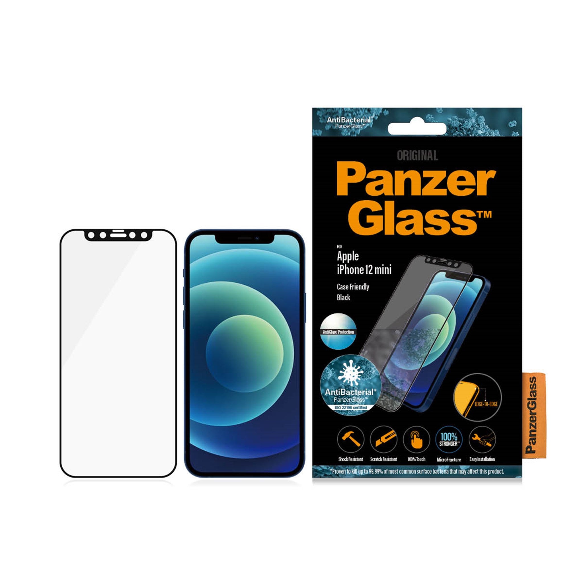 PanzerGlass™ Anti-glare Screen Protector Apple iPhone 12 Mini | Edge-to-Edge 3