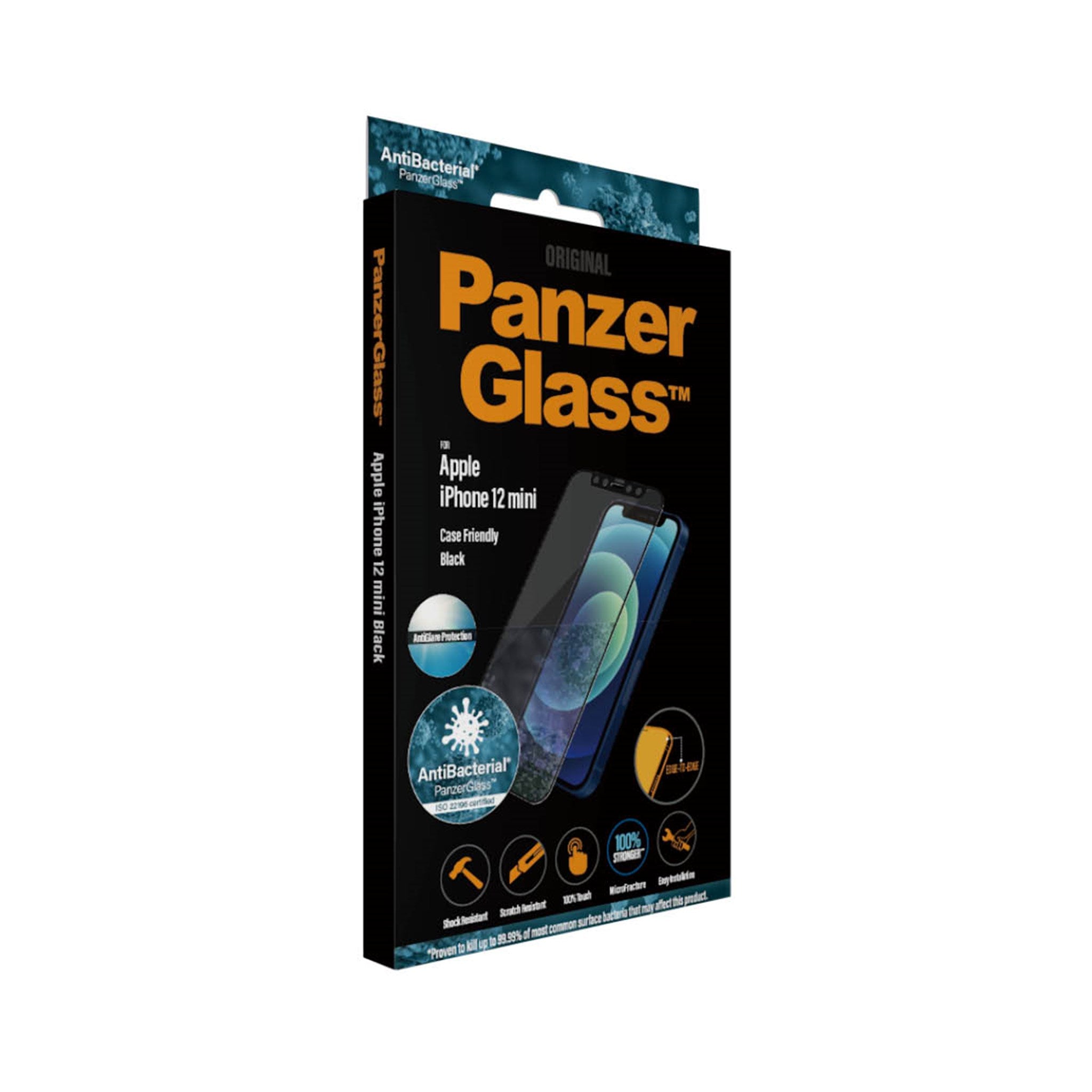 PanzerGlass™ Anti-glare Screen Protector Apple iPhone 12 Mini | Edge-to-Edge 4