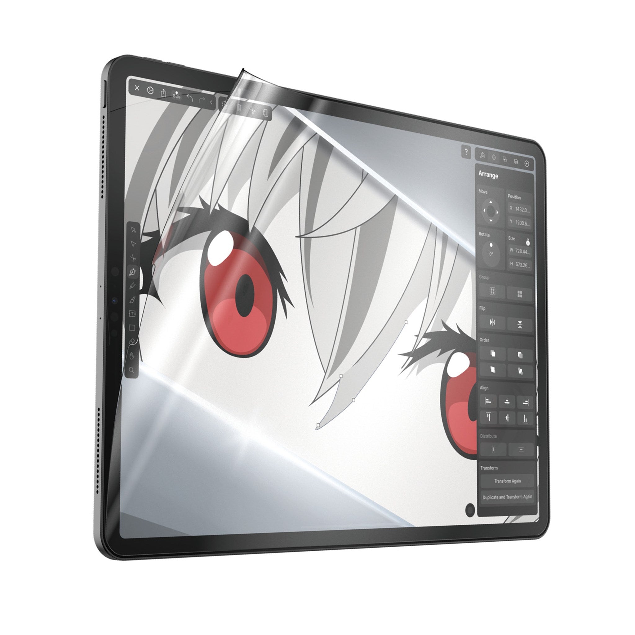 PanzerGlass® GraphicPaper® Skærmbeskyttelse iPad Pro 12.9'' (2018-2022) | Ultra-Wide Fit
