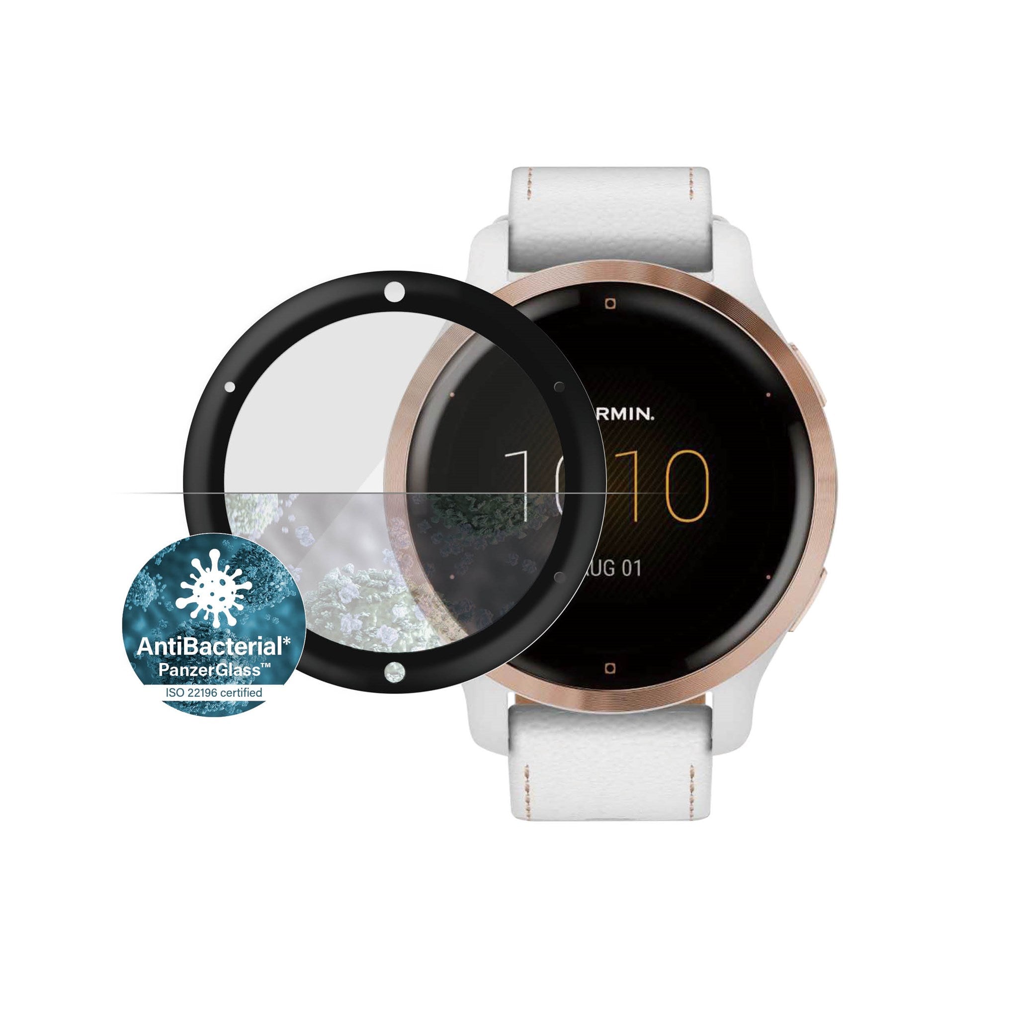 PanzerGlass® Garmin Venu 2S | Vivoactive 4s | Skærmbeskyttelse