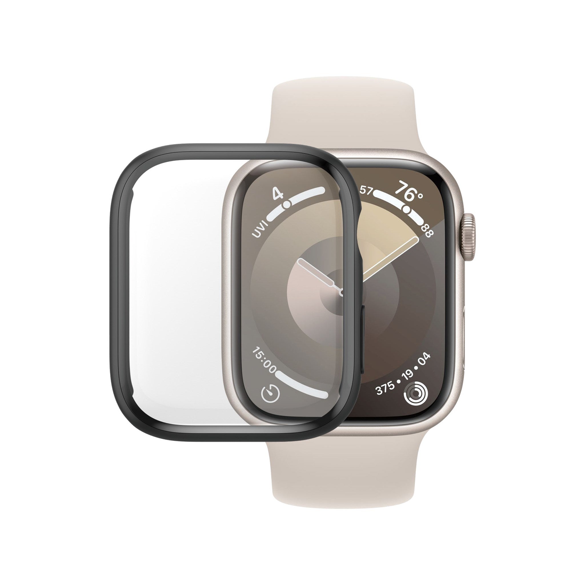 PanzerGlass® Full Body Sort m. D3O® Apple Watch Series 9 | 45mm