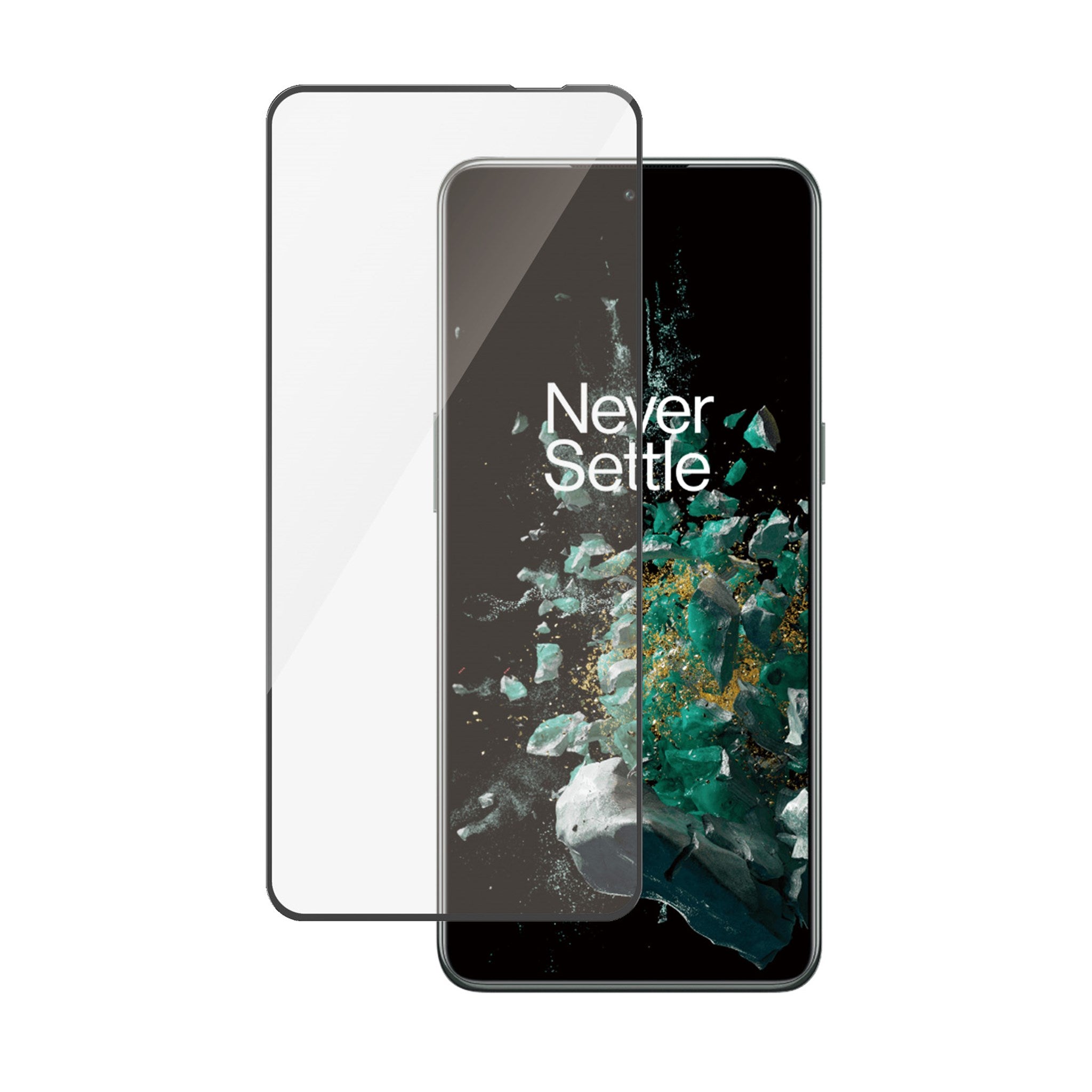 PanzerGlass® Skærmbeskyttelse OnePlus 10T | 10R | 10R | 150W | Ultra-Wide Fit | Sort